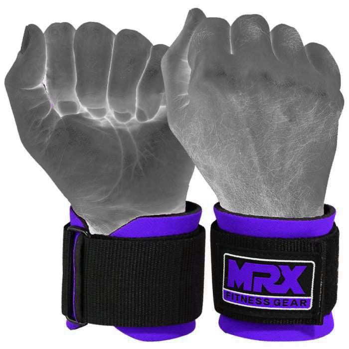 MRX Weight Lifting Wrist Straps Lifting Wrap Gym Bodybuilding Workout