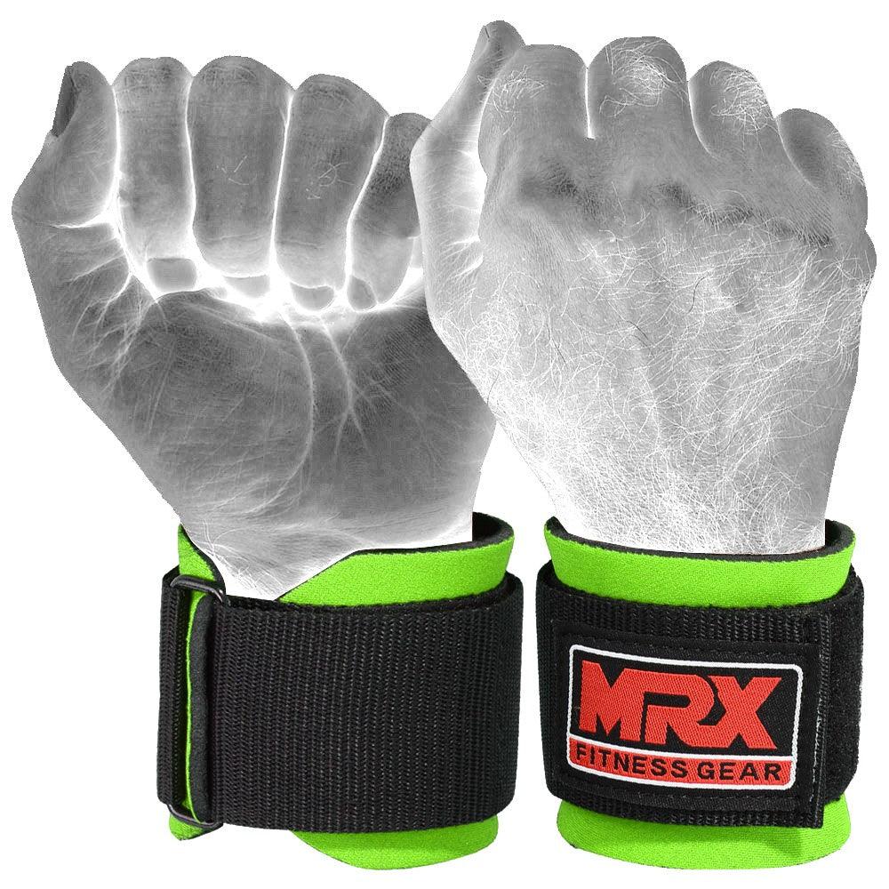 MRX Weight Lifting Wrist Straps Lifting Wrap Gym Bodybuilding Workout