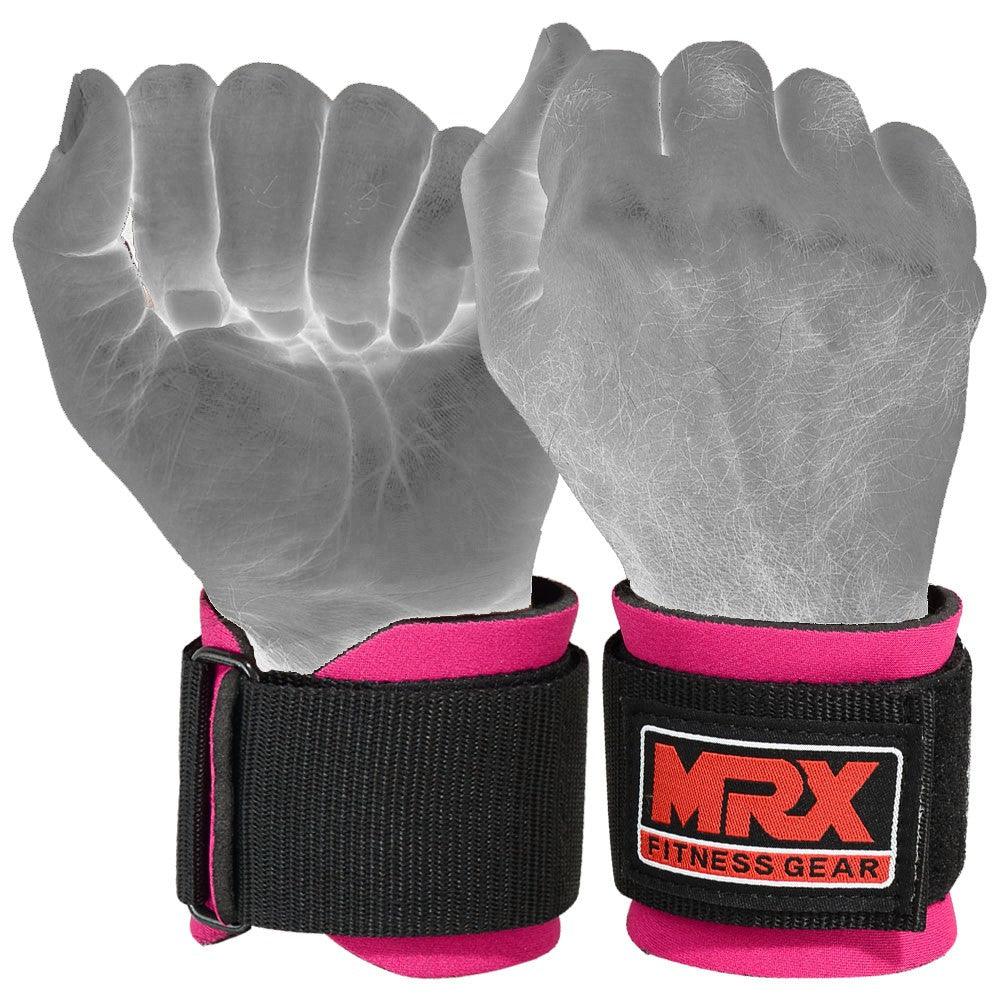 MRX Weight Lifting Wrist Straps Lifting Wrap Gym Bodybuilding Workout